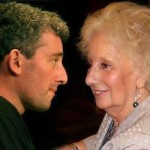 Estela Barnes de Carlotto con il nipote Ignacio Guido Montoya