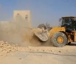 buldozer distruggono Mar Elian