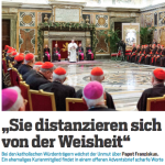 Papa parla alla Curia