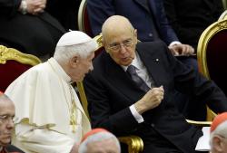 Concerto in onore del Papa e del presidente Napolitano: tra Chiesa e Stato cooperazione per il bene comune