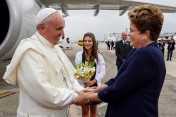 Discorso del Papa a Palazzo Guanabara: testo integrale. Le parole di Dilma Rousseff
