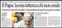 Il Papa scrive. «La Repubblica» manipola – di Massimo Introvigne