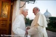 Benedetto XVI ha pranzato con papa Francesco alla Casa Santa Marta