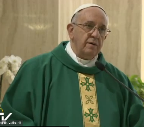 Papa Francesco: una fede senza opere, che non coinvolge, sono solo parole