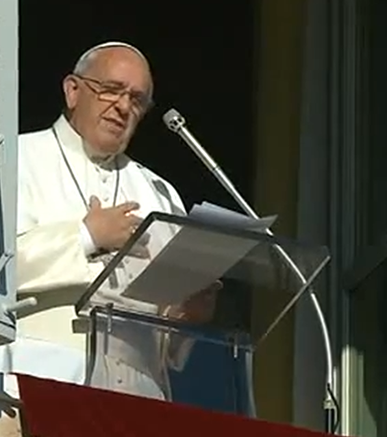 Papa Francesco. Angelus del 21 dicembre 2014