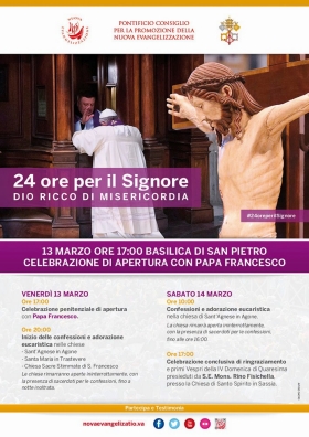 Al via in San Pietro con il Papa la 24 ore di preghiera nel mondo