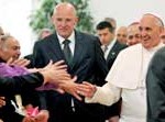il Papa con Domenico Giani