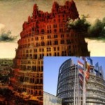 Torre di Babele di Pieter Brugel il Vecchio e Parlamento europeo