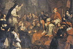 S. Caterina esorta Gregorio XI a tornare a Roma