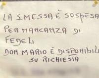 La messa è finita. Per mancanza di fede(li) – di Claudio Crescimanno