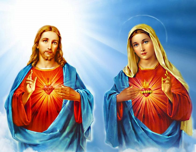 I Sacri Cuori di Gesù e Maria